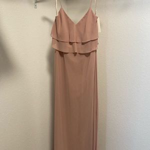 Jenny Yoo Whipped Apricot Bridesmaid Gown